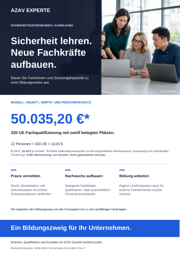 Deutschsprachige Flyer-Vorschau