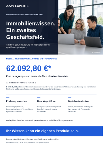 Deutschsprachige Flyer-Vorschau