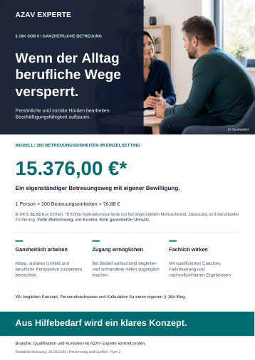 Deutschsprachige Flyer-Vorschau